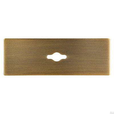 Knob Pad 2511 Antique Gold Brushed