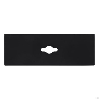 Knob Pad 2511 Metal Black Matt