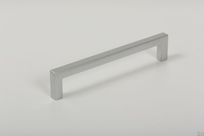Elongated furniture handle U 0056 192 Matt chrome