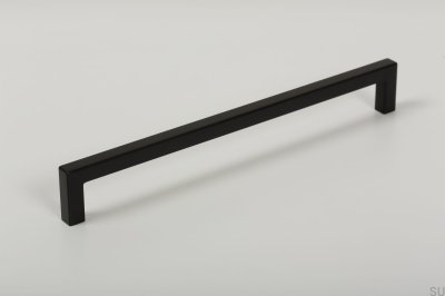 Elongated furniture handle U 0056 492 Metal black
