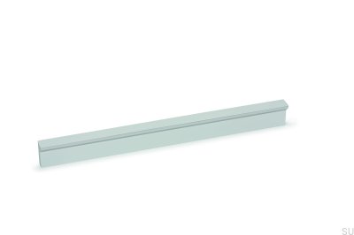 Angle 150 furniture handle, anodized aluminum