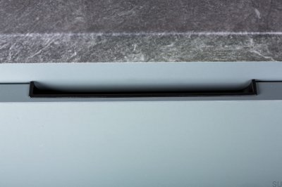 Hide 180 recessed furniture handle Black Mat