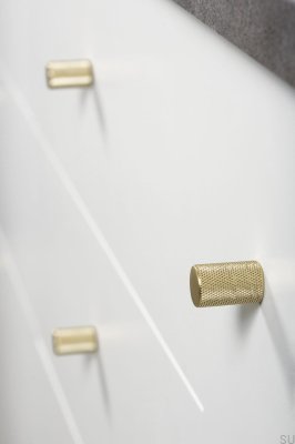 Furniture Knob Graf Gold Brushed Bright