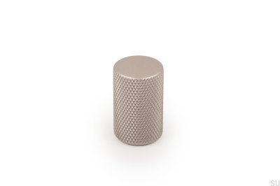 Furniture Knob Graf Silver Brushed