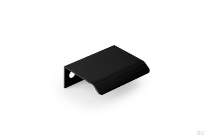 Curve 32 edge furniture handle. Aluminum Black