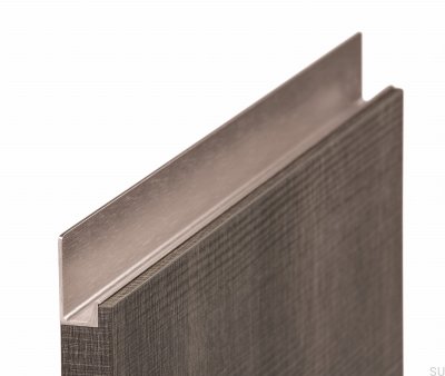 Edge furniture handle Jey 1197 Aluminum Silver