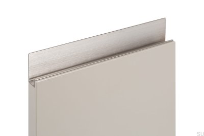 Edge furniture handle Jey 197 Aluminum Silver