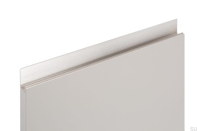 Furniture edge handle Jey 347 Aluminum Silver