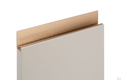 Jey 147 edge furniture handle Aluminum Gold Cava