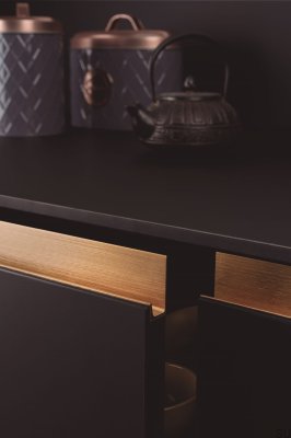 Jey 897 edge furniture handle Aluminum Gold Cava