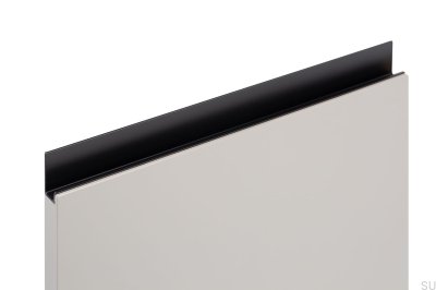 Furniture edge handle Jey 297 Aluminum Black