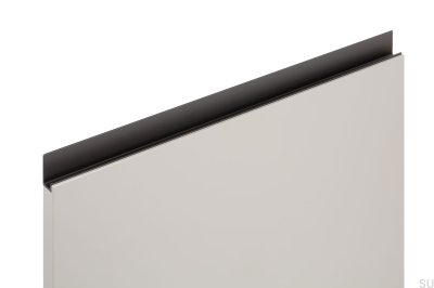 Furniture edge handle Jey 497 Aluminum Black