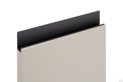 Furniture edge handle Jey 247 Aluminum Black