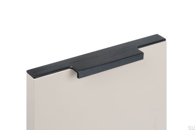 Edge furniture handle Linear 247-1 Metal Black Mat