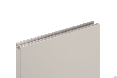 Edge furniture handle Jey2 197 Aluminum Silver