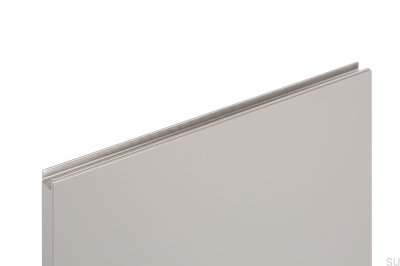 Furniture edge handle Jey2 297 Aluminum Silver