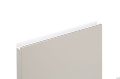 Edge furniture handle Jey2 197 Aluminum White Matt