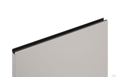 Furniture edge handle Jey2 347 Aluminum Black