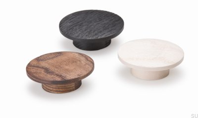 Furniture knob Echo Wooden Brown