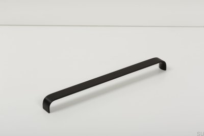 Sense 320 Slotted Furniture Handle Black Aluminum