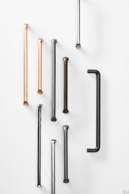Redo 0226 192 oblong furniture handle, tin