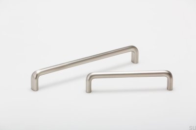 Long furniture handle Redo 192 Brushed Nickel