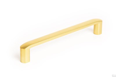 Lengthwise furniture handle Roma 160 Gold Brushed
