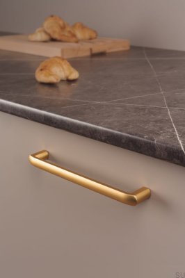 Lengthwise furniture handle Roma 320 Gold Brushed