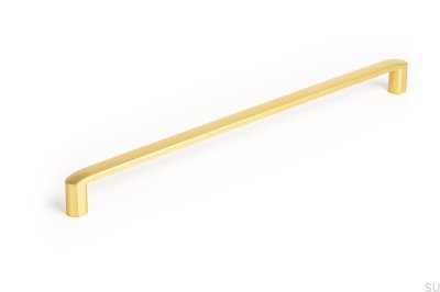 Lengthwise furniture handle Roma 320 Gold Brushed