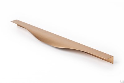 Noma edge furniture handle 0254 256 Aluminum Gold Brushed Cava