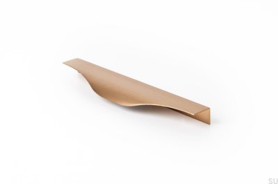Noma edge furniture handle 0254 128 Aluminum Gold Brushed Cava