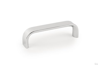 Sense Mini 96 oblong furniture handle Polished chrome
