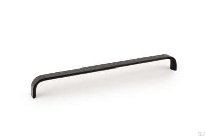 Sense Mini 256 Slotted Furniture Handle Aluminum Black