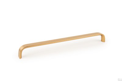 Sense Mini 256 oblong furniture handle Gold Brushed