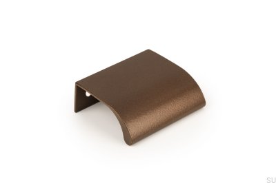 Ona 32 Aluminum Brown Edge Furniture Handle