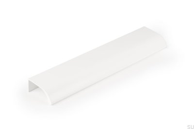 Ona 128 Edge Furniture Handle Aluminum White