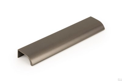 Edge furniture handle She 128 Metallic Silver