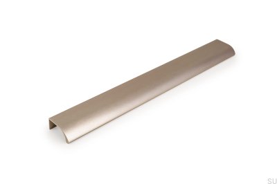 Ona 256 Edge Furniture Handle Aluminum Silver Anodized