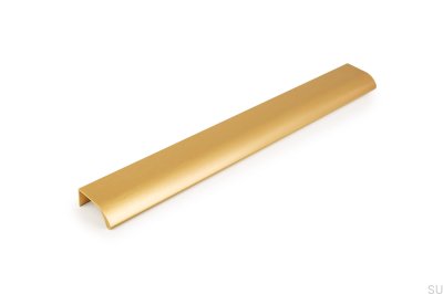 Ona 256 Edge Furniture Handle Brushed Gold Anodized