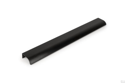 Ona 256 Edge Furniture Handle Aluminum Black Anodized