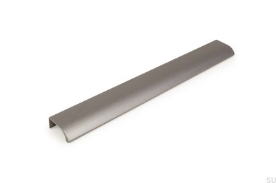 Ona 256 Edge Furniture Handle Brushed Grey Anodized