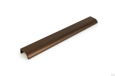 She 256 aluminum edge furniture handle Brown