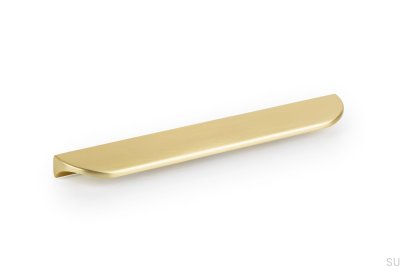 Lengthwise furniture handle Nick 160 Gold Brushed