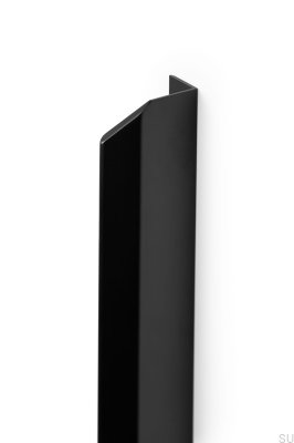 Vann 1200 edge furniture handle, Aluminum Black