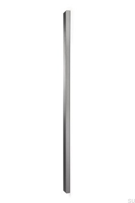 Vann 1200 edge furniture handle, Silver Brushed aluminum