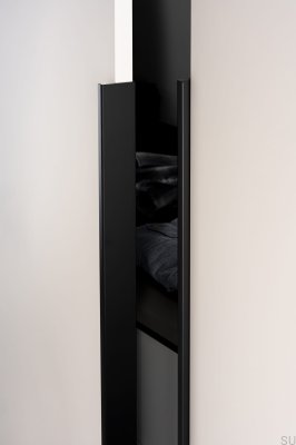 Edge furniture handle Way 128 Aluminum black