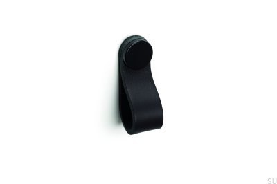 Flexa 70 Leather Black furniture handle
