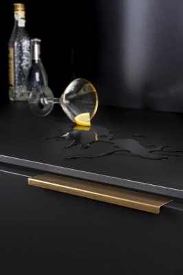 Edge furniture handle Way 1056 Gold Brushed