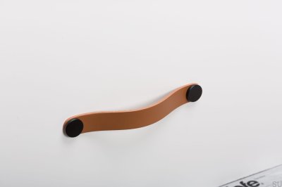 Furniture handle Flexa 160 Leather Beige with Black