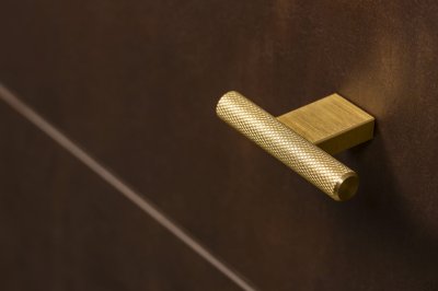 T-Bar Graf Mini furniture knob, dark gold